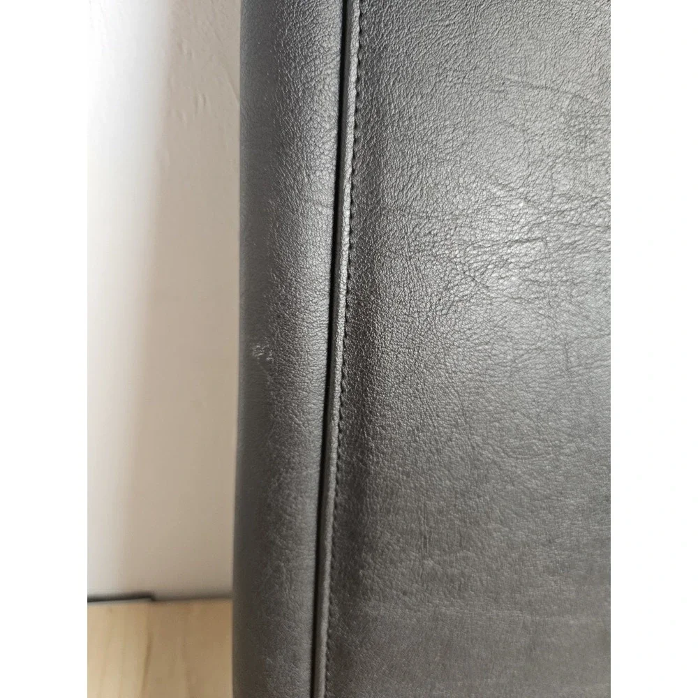 Leed's Black Zip Around Portfolio Padfolio Organizer Binder i2 Logo Business